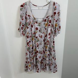 Altar’d State Mini Babydoll Floral Flowy Dress